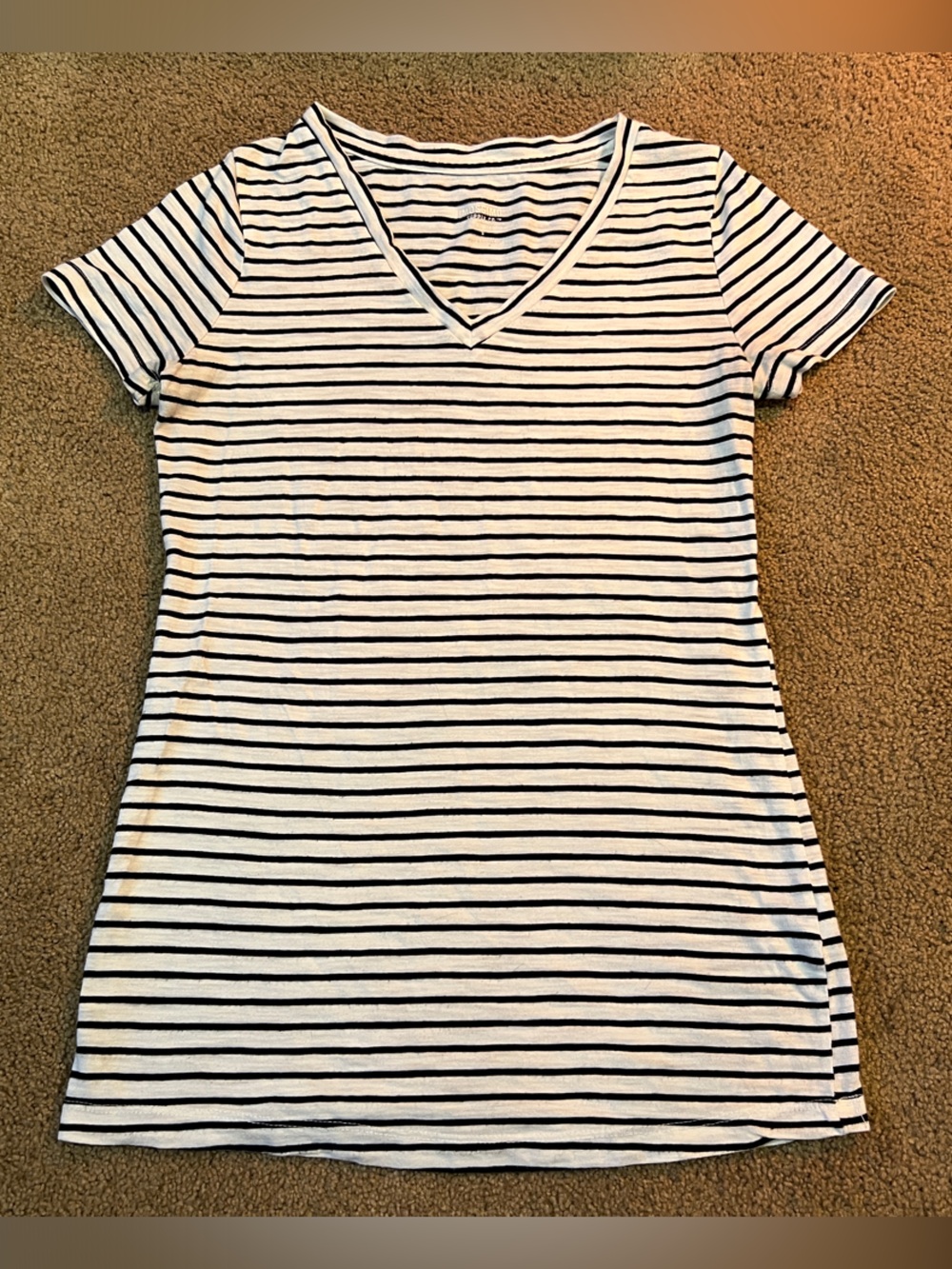 Mossimo Supply Co. Black and White Striped Tee